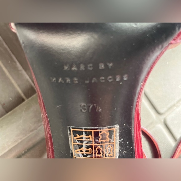 Marc By Marc Jacobs Red High Heeled Pumps - Picture 7 of 8